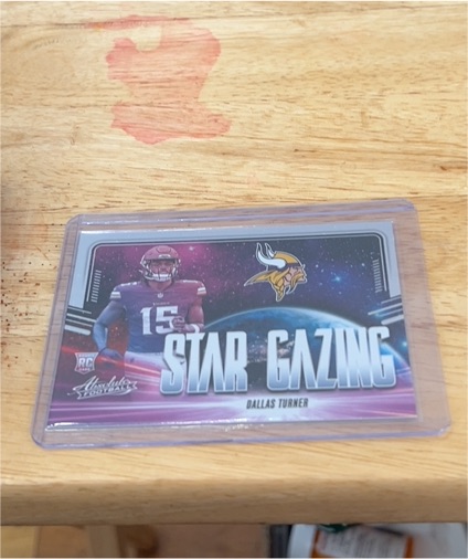 2024 Panini Absolute #SG-DTR Dallas Turner Star Gazing — front