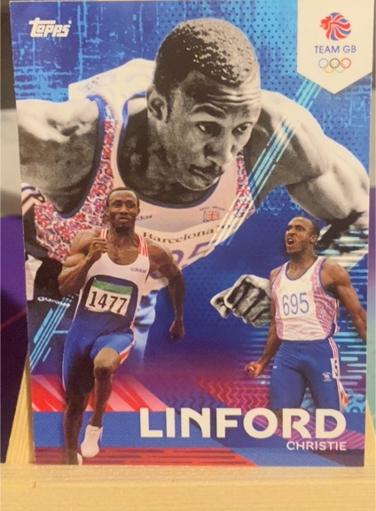 1992 Topps Team GB Linford Christie — front