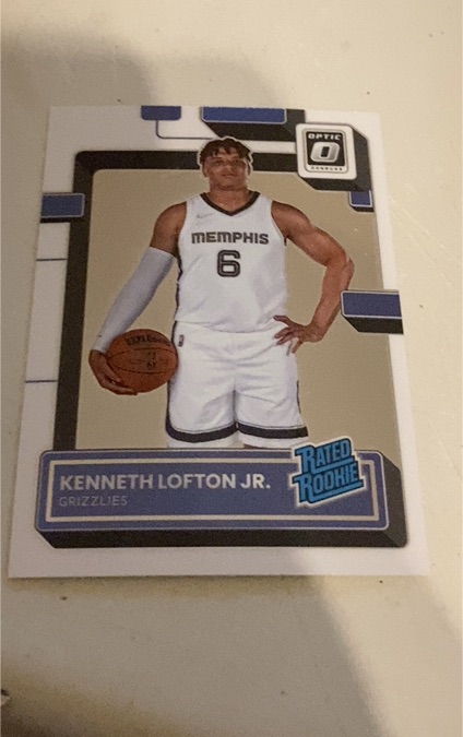 2022-23 Donruss Optic #202 Kenneth Lofton Jr. — front