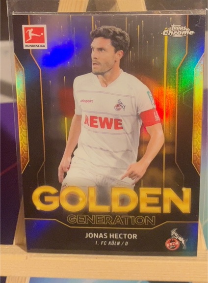 2021 Topps Chrome Bundesliga Golden Generation #GG-JH Jonas Hector — front