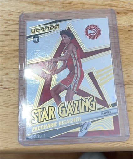 2024-25 Panini Revolution #16 Zaccharie Risacher Star Gazing Rookie — front