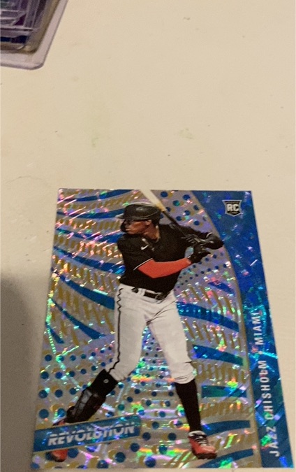 2021 Panini Chronicles Revolution #34 Jazz Chisholm Jr. — front