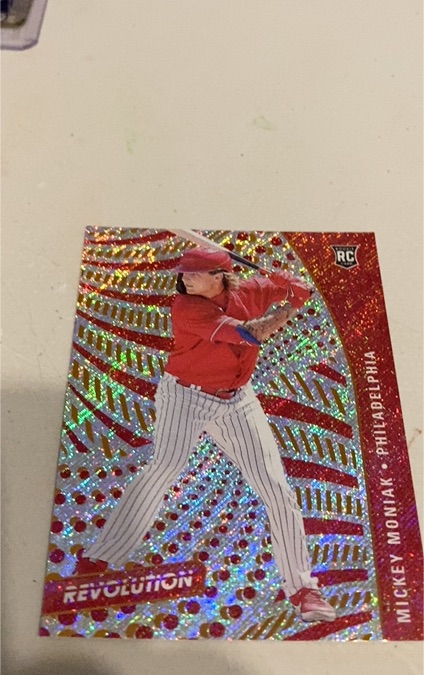 2021 Panini Chronicles Revolution Fractal #15 Mickey Moniak — front