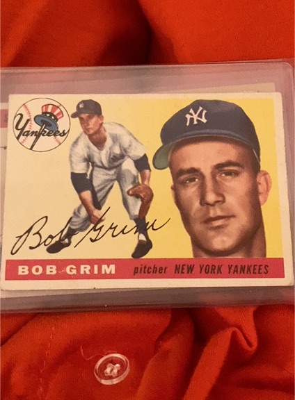 1955 Topps #80 Bob Grim — front