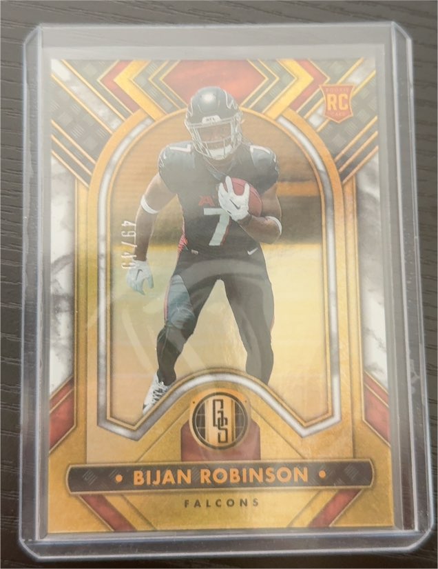 2023 Panini Gold Standard #104 Bijan Robinson — front