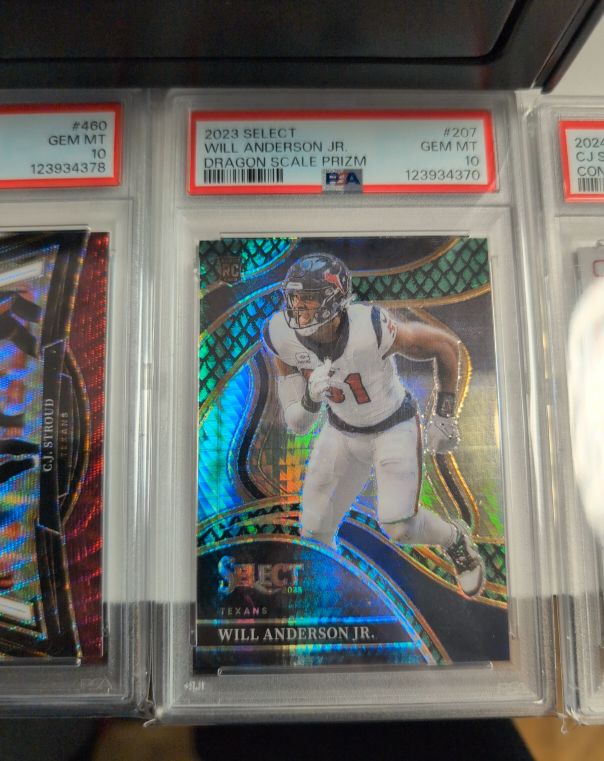 2023 Select #207 Will Anderson Jr. Dragon Scale Prizm — front