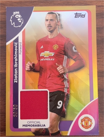 2025 Topps Premier League #50 Zlatan Ibrahimovic — front