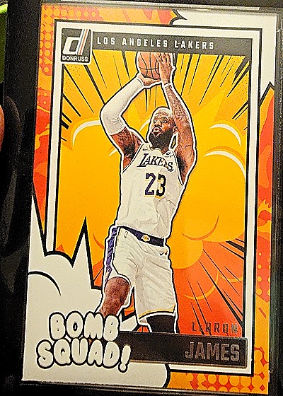 2024-25 Donruss #7 LeBron James Bomb Squad — front