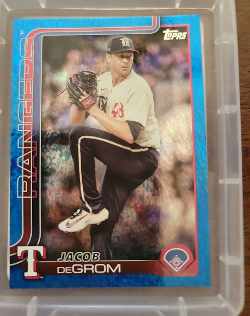 2025 Topps #208 Jacob deGrom — front