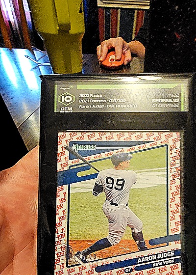 2021 Donruss #100 Aaron Judge — front