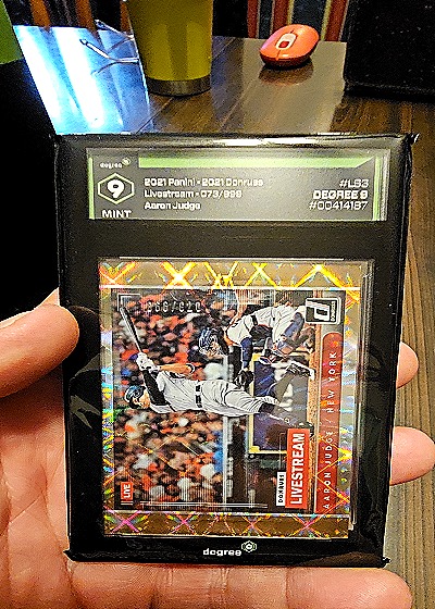 2021 Panini Donruss #163 Aaron Judge Livestream — front