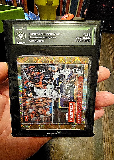 2021 Panini Donruss Livestream #LS3 Aaron Judge — front