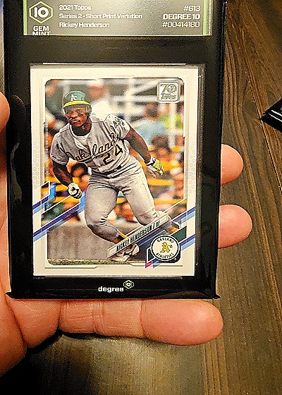 2021 Topps Series 2 #613 Rickey Henderson — front