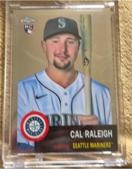 2022 Topps Chrome Platinum Anniversary #237 Cal Raleigh — front