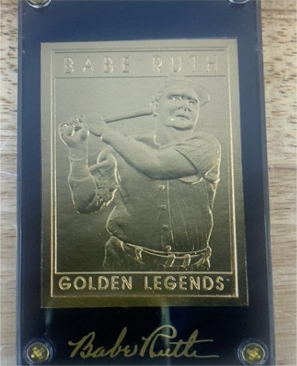 1994 Golden Legends #GL1 Babe Ruth — front