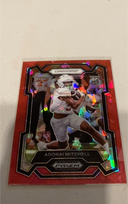 2024 Panini Prizm Draft Picks #176 Adonai Mitchell — front