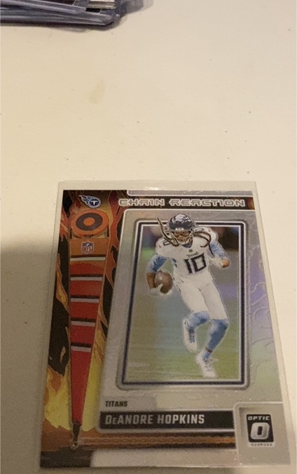 2023 Panini Donruss Optic Chain Reaction #CR-DH DeAndre Hopkins — front