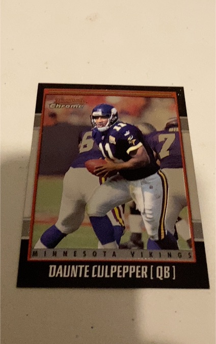 2001 Bowman Chrome #11 Daunte Culpepper — front