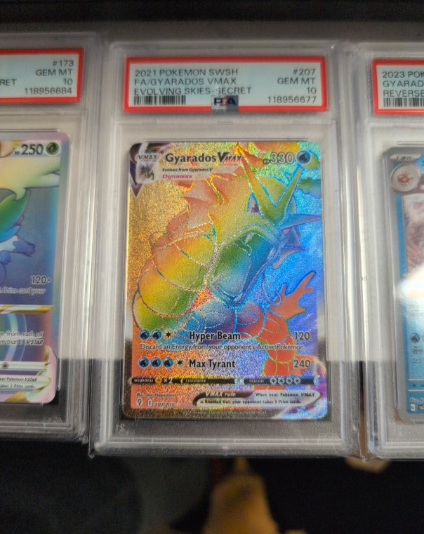 2021 Pokemon SWSH #207 Gyarados VMAX Secret Rare — front