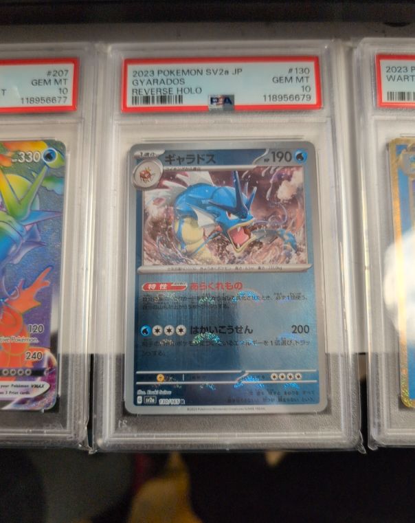 2023 Pokemon SV2a #130 Gyarados Reverse Holo — front