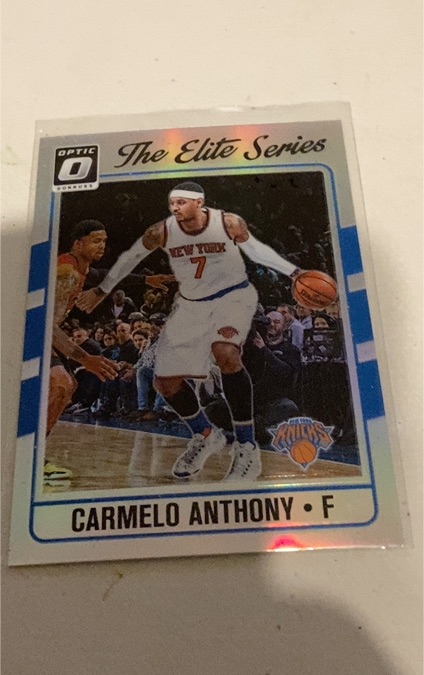 2016-17 Donruss Optic #23 Carmelo Anthony — front