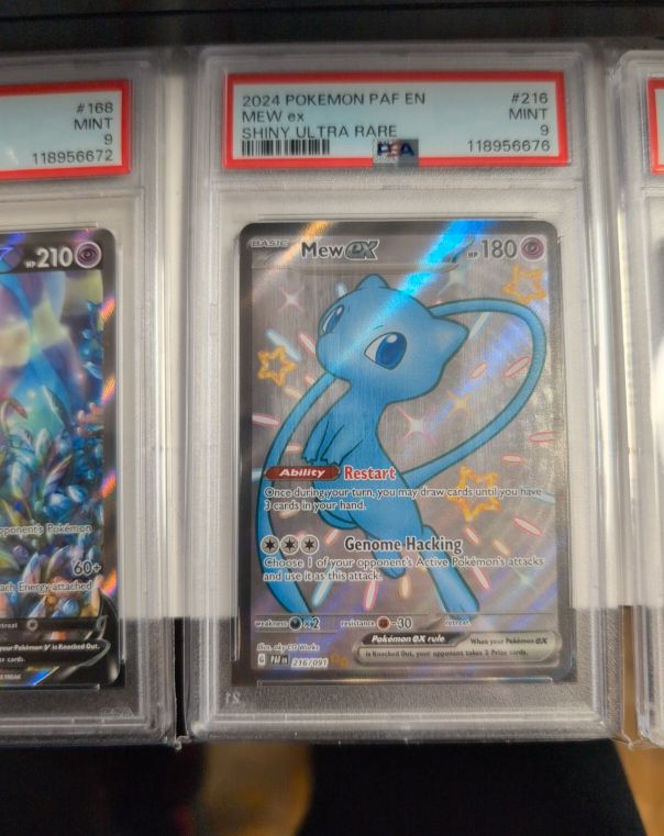 2024 Pokémon Paldean Fates #216 Mew ex Shiny Ultra Rare — front