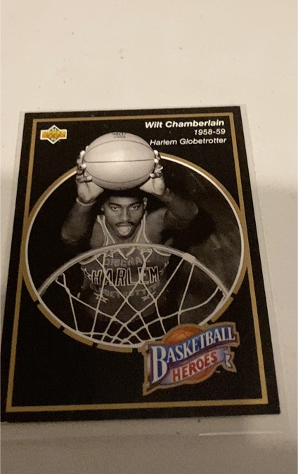 1992-93 Upper Deck Basketball Heroes #11 Wilt Chamberlain — front