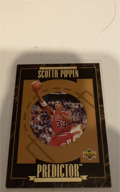 1995 Upper Deck Predictor #H8 Scottie Pippen — front