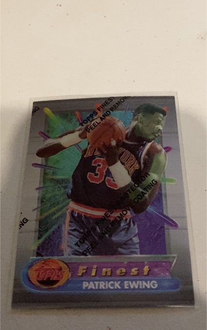 1994-95 Topps Finest #40 Patrick Ewing — front