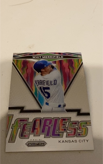 2021 Panini Prizm #FR-7 Whit Merrifield Fearless — front