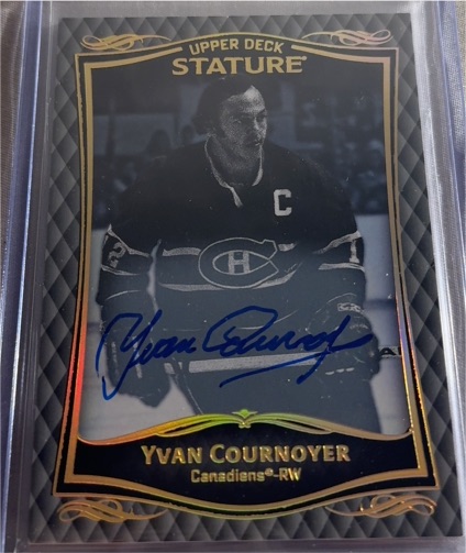 2023-24 Upper Deck Stature #30 Yvan Cournoyer Canadiens — front