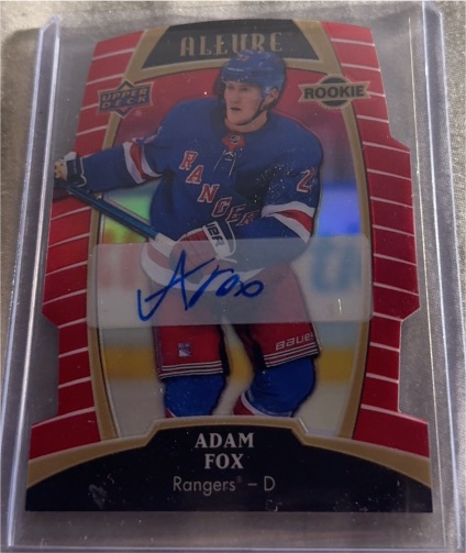 2019-20 Upper Deck Allure #93 Adam Fox — front