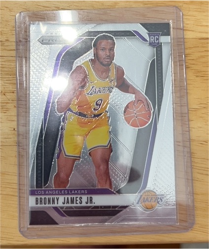 2024-25 Panini Prizm #243 Bronny James Jr. — front