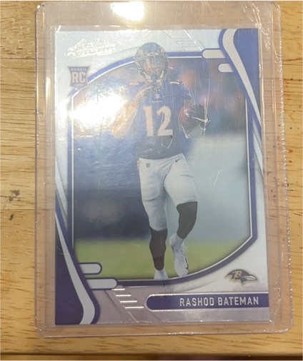 2021 Panini Absolute #113 Rashod Bateman — front