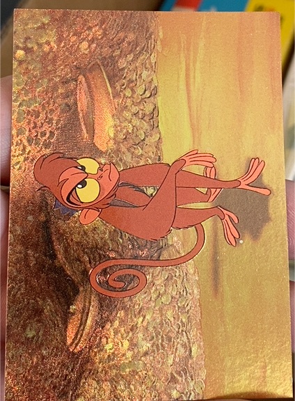 1993 Skybox Aladdin Spectra-Etch Foil Chase Card S3 Abu — front