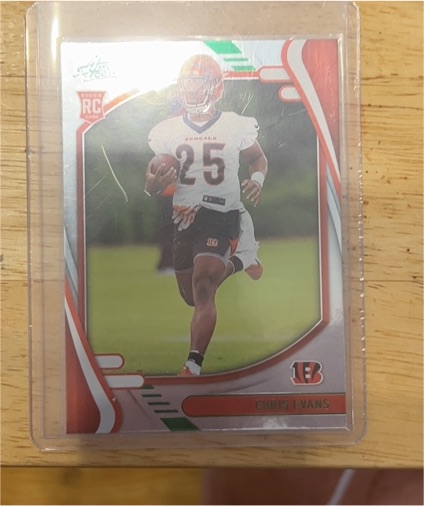 2021 Panini Absolute #180 Chris Evans Rookie Card — front