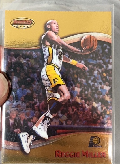1998-99 Bowman's Best #53 Reggie Miller — front