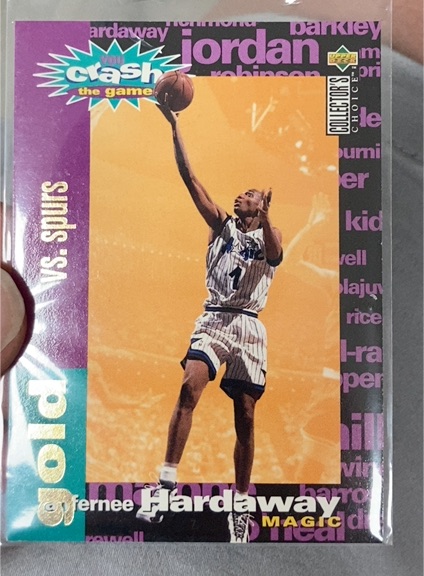 1995-96 Upper Deck Collector's Choice #C5 Anfernee Hardaway You Crash the Game — front