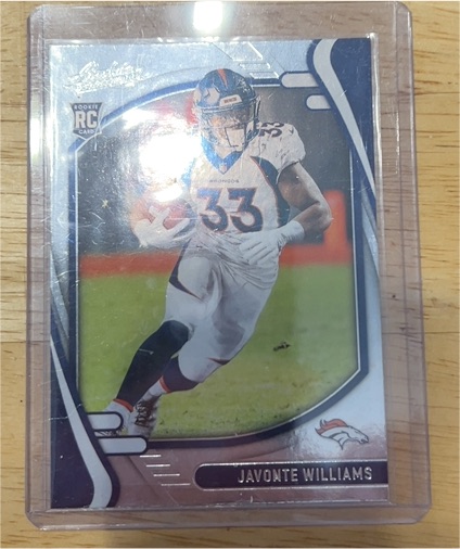 2021 Panini Absolute Football #115 Javonte Williams Rookie — front