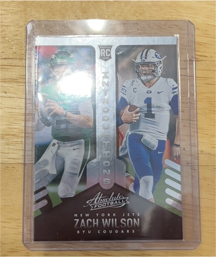 2021 Panini Absolute Introductions #INT-2 Zach Wilson — front