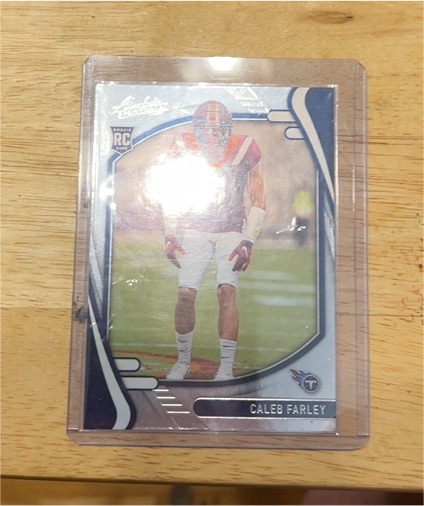 2021 Panini Absolute #144 Caleb Farley — front