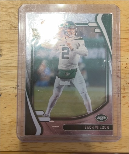 2021 Panini Absolute #102 Zach Wilson Rookie Card — front