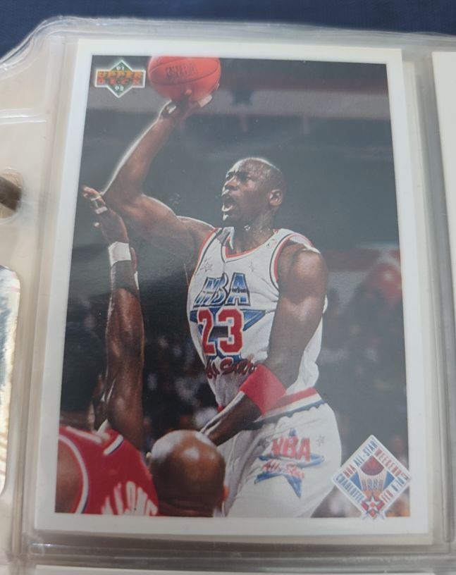 1991 Upper Deck #48 All-Star Checklist Michael Jordan — front
