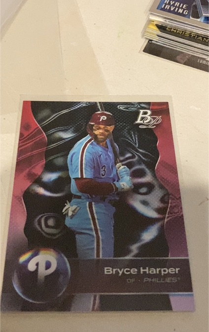 2023 Bowman Platinum #10 Bryce Harper — front