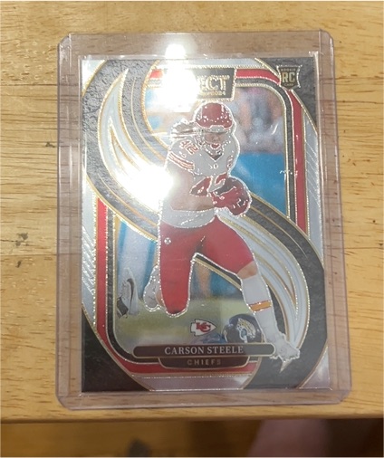 2024 Panini Select #142 Carson Steele — front