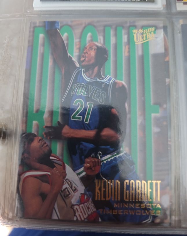 1995-96 Fleer Ultra #274 Kevin Garnett Rookie Card — front