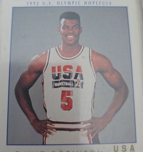 1992 Impel U.S. Olympic Hopefuls #16 David Robinson — front