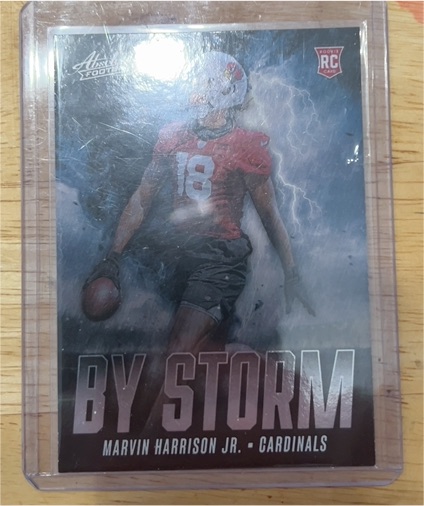 2024 Panini Absolute By Storm #BS-MHJ Marvin Harrison Jr. — front