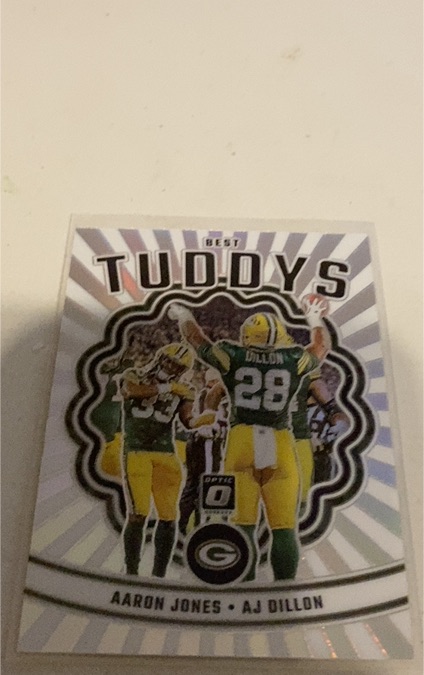 2023 Donruss Optic Best Tuddys #BT-AA Aaron Jones AJ Dillon — front