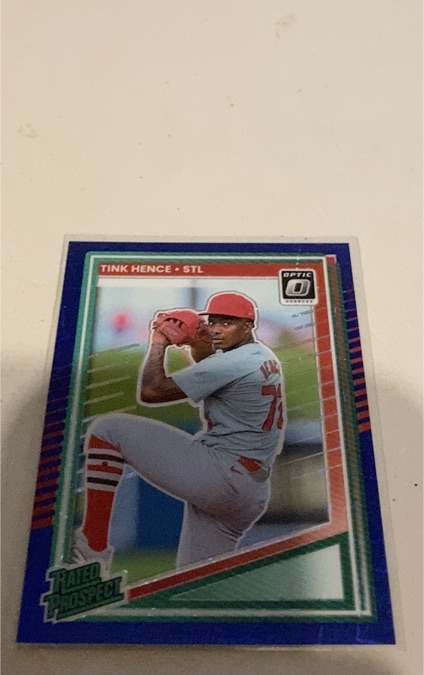 2025 Donruss Optic #166 Tink Hence — front